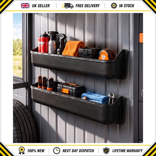 Plastic storage shelf - storage, pair
