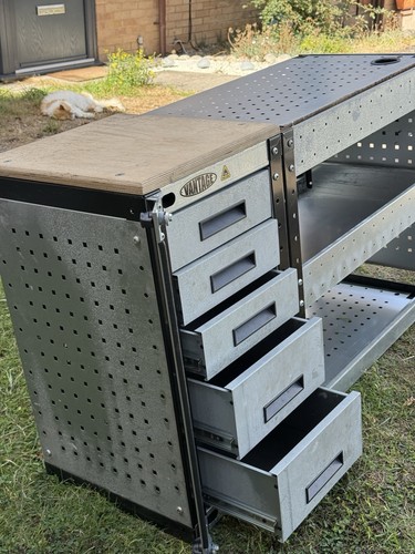 Van racking shelving - van,